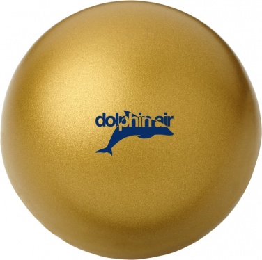 Logotrade advertising products photo of: Cool round stress reliever, gold