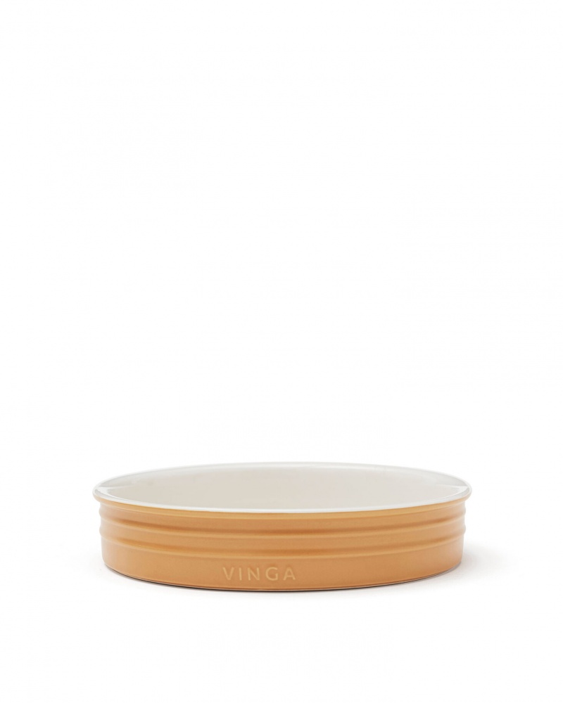 Logotrade business gift image of: Monte Pie Dish, mustard