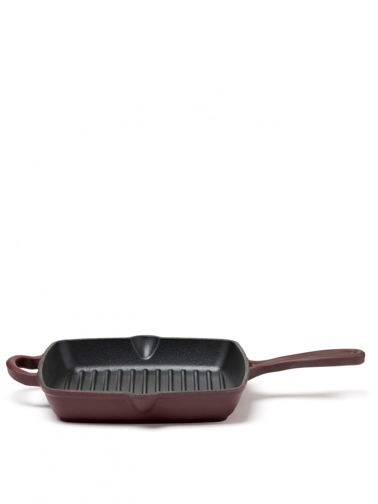 Logo trade promotional giveaway photo of: Monte grill pan, burgundy