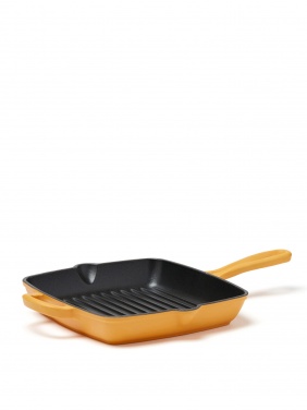 Logo trade business gifts image of: Monte grill pan, mustard