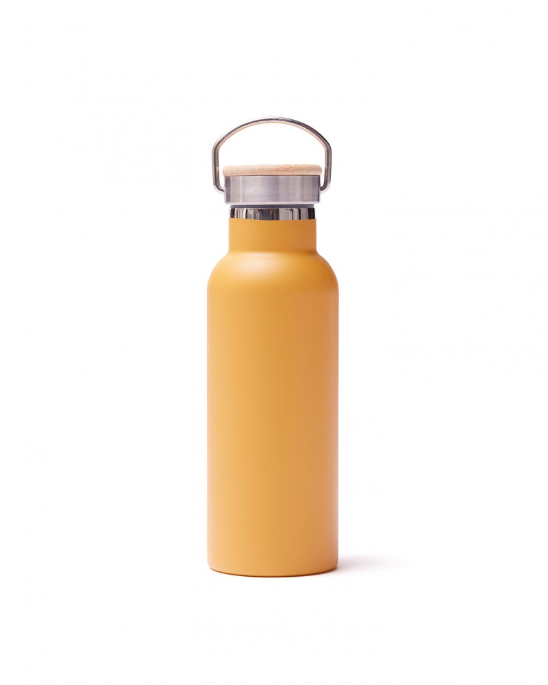 Logo trade promotional products picture of: Miles insulated bottle, yellow