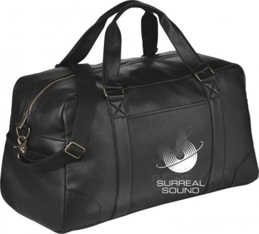 Logo trade corporate gifts picture of: Oxford weekend travel duffel bag, black