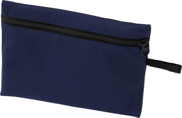 Logo trade promotional merchandise image of: Bay face mask pouch, navy