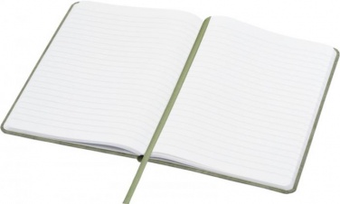 Logo trade promotional merchandise photo of: Breccia A5 stone paper notebook, green