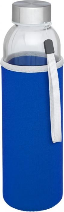 Logotrade promotional product picture of: Bodhi 500 ml glass sport bottle, blue