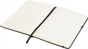 Logo trade promotional products image of: Rivista medium notebook, black