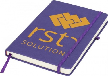 Logotrade promotional merchandise picture of: Rivista notebook medium, purple