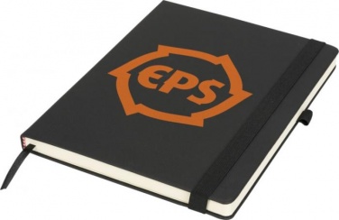 Logo trade promotional items picture of: Rivista notebook large, black