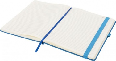 Logo trade promotional item photo of: Rivista notebook large, blue