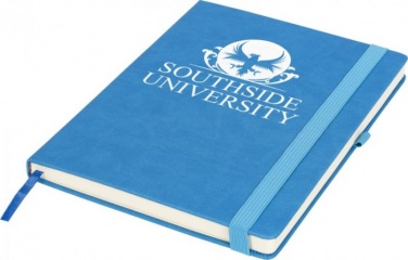 Logotrade promotional item picture of: Rivista notebook large, blue