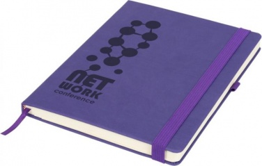 Logotrade promotional merchandise photo of: Rivista notebook large, purple