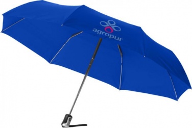 Logotrade promotional product picture of: 21.5" Alex 3-section auto open and close umbrella, blue