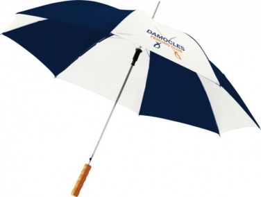 Logotrade promotional product image of: 23" Lisa automatic umbrella, dark blue/white