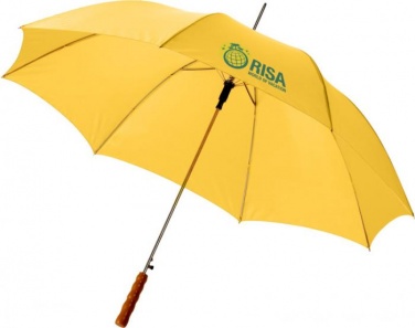 Logo trade promotional giveaway photo of: 23" Lisa automatic umbrella, yellow