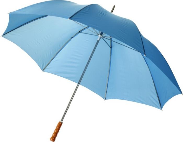 Logo trade promotional merchandise image of: Karl 30" Golf Umbrella, light blue