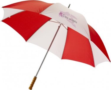 Logo trade business gift photo of: Karl 30" Golf Umbrella, red/white