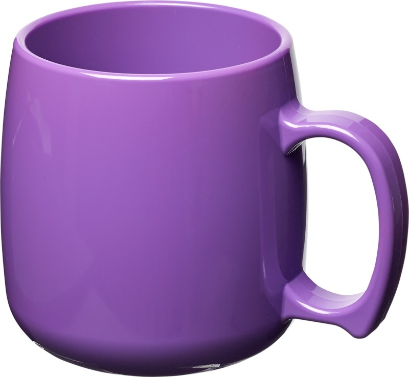 Logo trade promotional products image of: Classic 300 ml plastic mug, purple