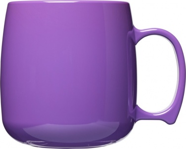 Logo trade corporate gift photo of: Classic 300 ml plastic mug, purple