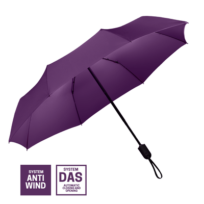 Logo trade promotional gifts picture of: Full automatic umbrella Cambridge, purple