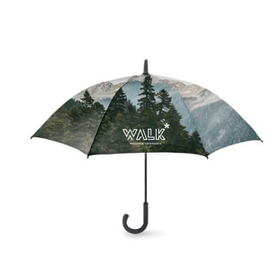 Logo trade promotional merchandise image of: 23" windproof premium umbrella RPET