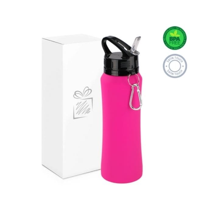 Logotrade corporate gift image of: Water bottle Colorissimo, 700 ml, pink