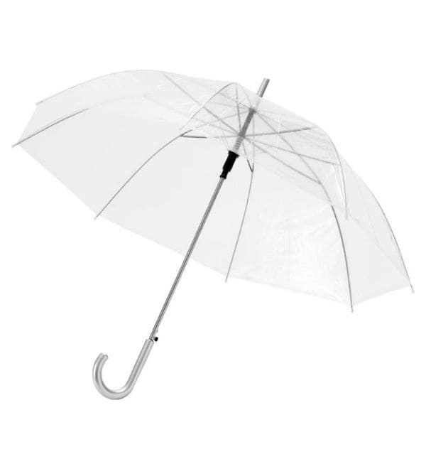 Logo trade promotional giveaways picture of: Kate 23" Transparent automatic umbrella, clear