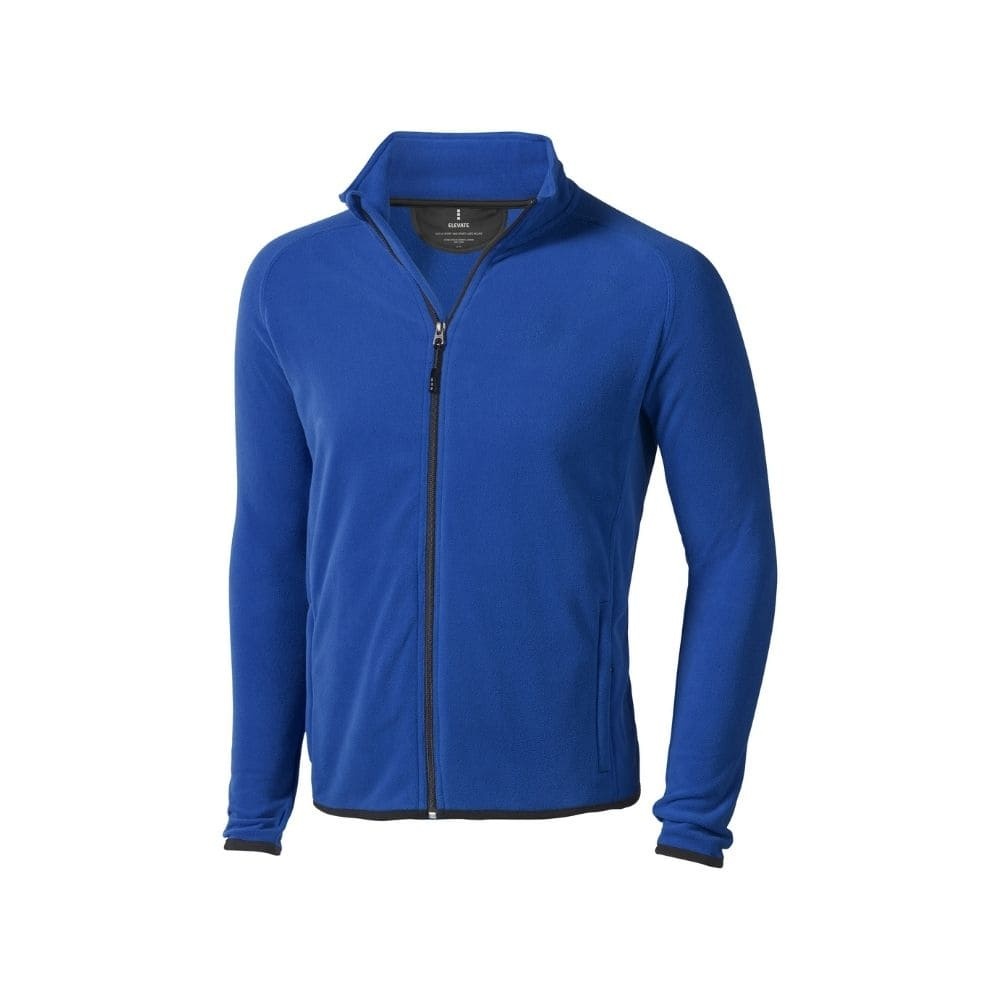 Logotrade promotional gift picture of: Fleece Brossard micro fleece full zip jacket, blue