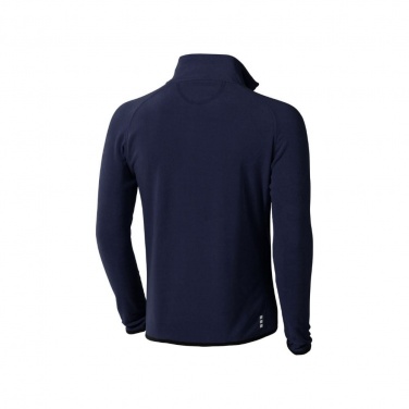 Logo trade promotional gift photo of: Brossard micro fleece full zip jacket, navy