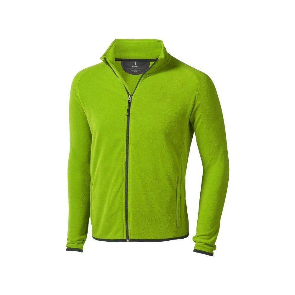 Logotrade promotional merchandise picture of: Brossard micro fleece full zip jacket, apple green