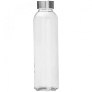 Logotrade promotional merchandise picture of: Drinking bottle with grey lid, transparent