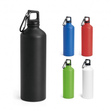 Logo trade promotional giveaways image of: Sports bottle, 800 ml, green