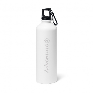 Logo trade business gift photo of: Drinking bottle, 800 ml, white