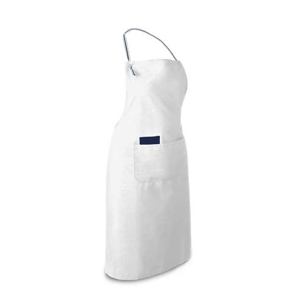 Logotrade business gift image of: Apron with 2 pockets, white