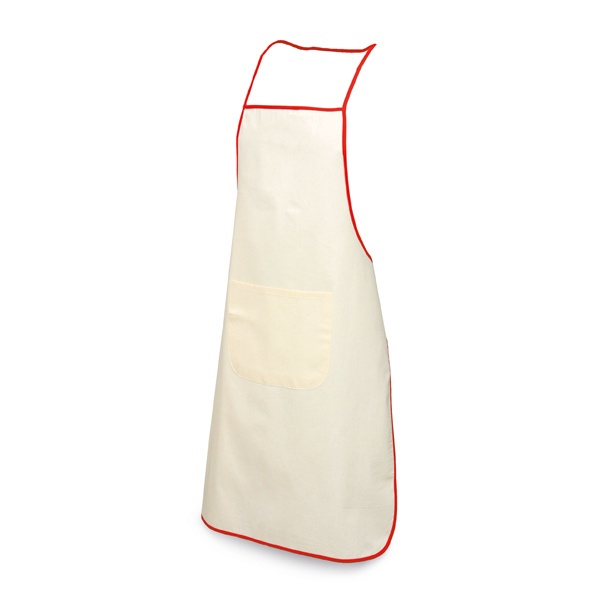 Logo trade promotional items image of: Apron, red/white