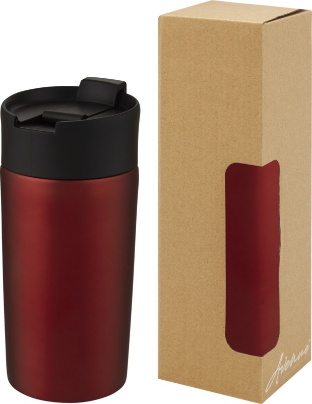 Logo trade promotional products picture of: Jetta 330 ml copper vacuum insulated tumbler, red