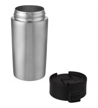 Logo trade business gifts image of: Jetta 330 ml copper vacuum insulated tumbler, silver