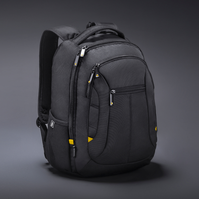 Logo trade promotional giveaways picture of: VOYAGER I BUSINESS BACKPACK, Yellow