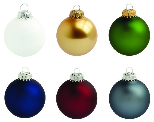 Logo trade promotional products picture of: Christmas ball with 1 color logo 7 cm