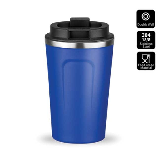 Logo trade promotional gifts picture of: Nordic coffe mug, 350 ml, blue