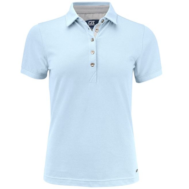 Logotrade advertising products photo of: Advantage Premium Polo Ladies, sky blue