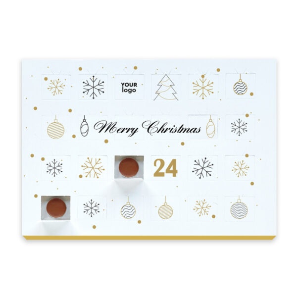 Logo trade corporate gift photo of: Christmas Advent Calendar with chocolate