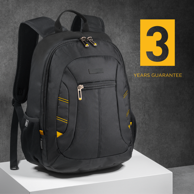 Logotrade advertising products photo of: Backpack City 15", black/yellow