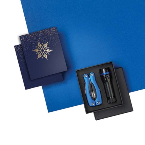 Logo trade business gift photo of: Gift set Colorado II - torch & large multitool