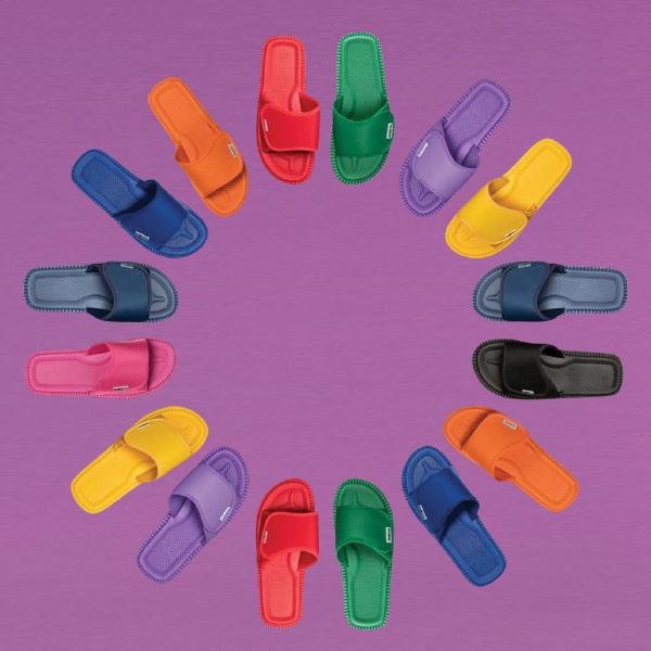 Logo trade promotional items image of: Kubota colorful sandals