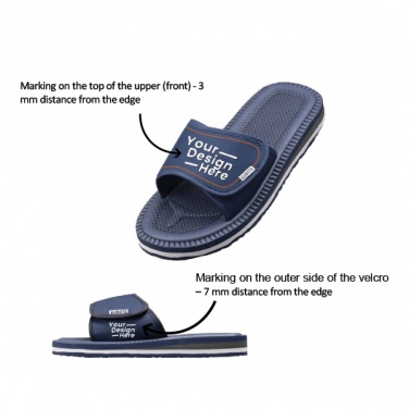 Logo trade promotional gifts image of: Kubota colorful sandals