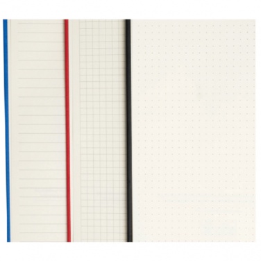 Logotrade corporate gift image of: Grid notebook Shady GRS A5, red