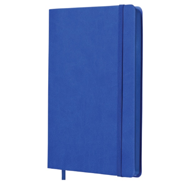 Logotrade corporate gift picture of: Grid notebook Shady GRS A5, blue