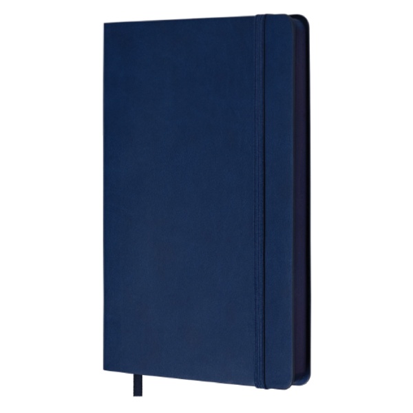 Logotrade promotional products photo of: Grid notebook Shady GRS A5, navyblue