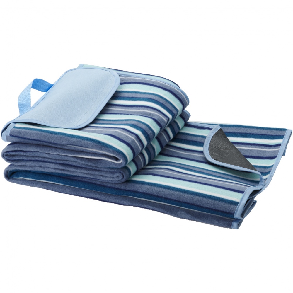 Logo trade promotional gifts image of: Riviera water-resistant outdoor picnic blanket