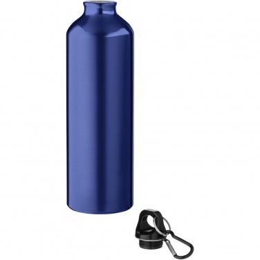 Logo trade promotional product photo of: Oregon 770 ml aluminium water bottle with carabiner